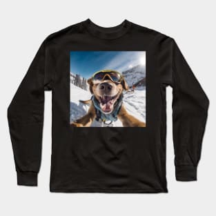 Selfie Dog Long Sleeve T-Shirt